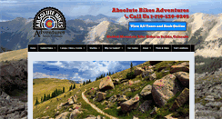 Desktop Screenshot of absolutebikesadventures.com